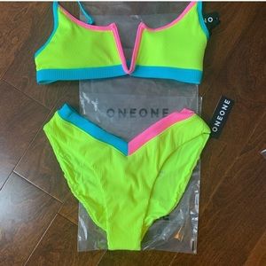 Oneone Swim Havana Bikini Jenna top Jesse bottom L
